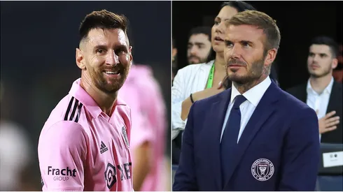 Lionel Messi y David Beckham.