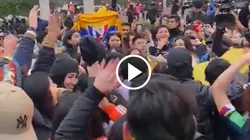 Apoyo de los hinchas a la Selección de Ecuador