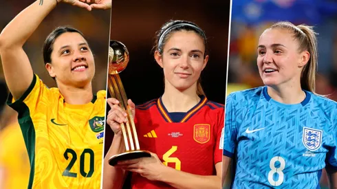 Sam Kerr, Aitana Bonmatí y Georgia Stanway, entre las favoritas.