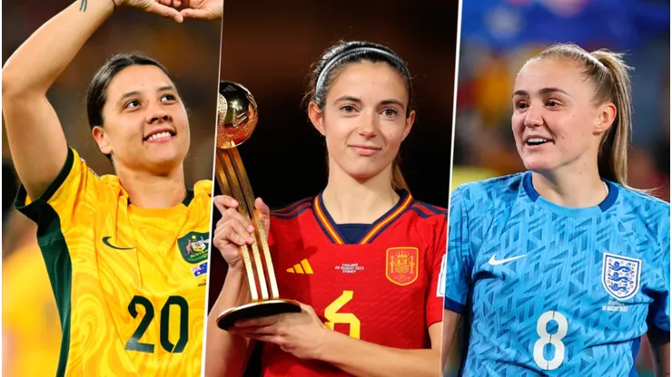 Sam Kerr, Aitana Bonmatí y Georgia Stanway, entre las favoritas.