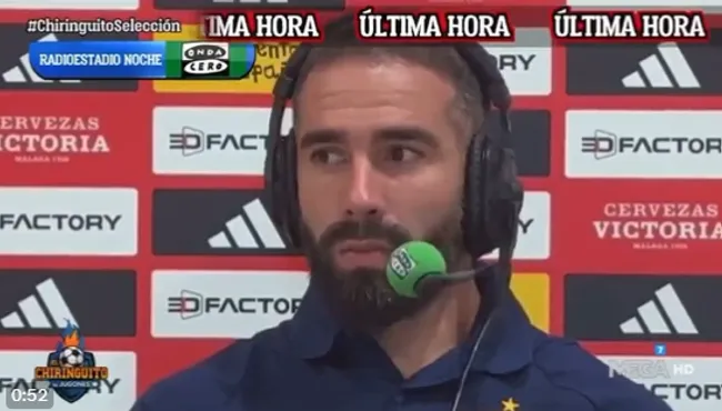 Las declaraciones de Dani Carvajal fueron en Onda Cero.