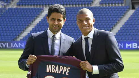 Nasser Al Khelaifi dijo que Kylian Mbappé es una "persona fantástica". Getty Images)