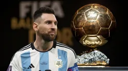 Lionel Messi y Balón de Oro.