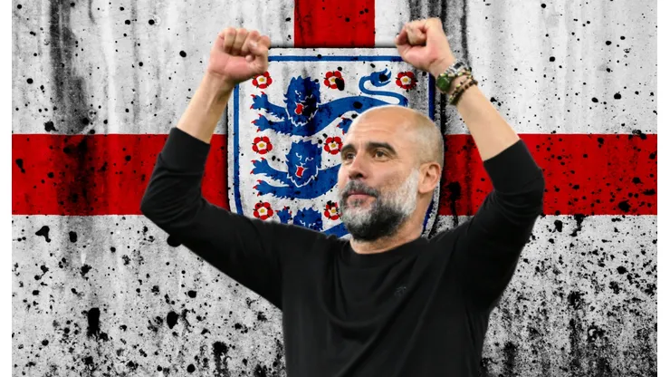 Pep Guardiola y selección de Inglaterra.