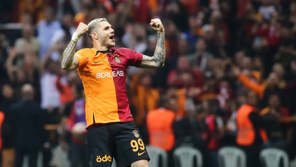 Icardi fue campeón de la Superliga Turca (Getty Images).