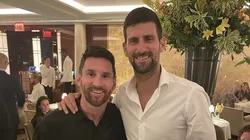Djokovic lanzó una catarata de elogios para Messi: "Es un fenómeno"