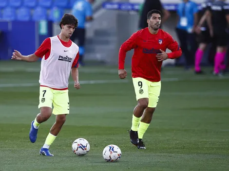 Suárez le comentó una foto a João Félix para darle la bienvenida a Barcelona