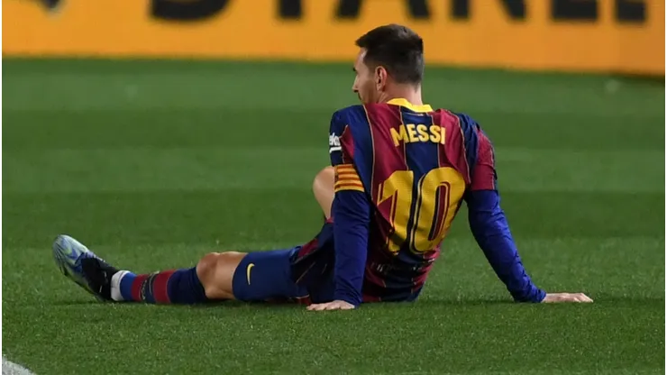 Lionel Messi, con la '10' de Barcelona.