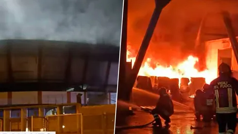 Incendian un estadio en la Serie C