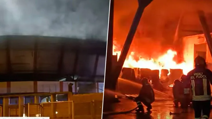 Incendian un estadio en la Serie C