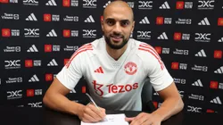 Amrabat fue anunciado como nuevo jugador de Manchester United.