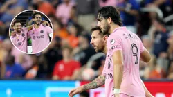 Lionel Messi y Leonardo Campana