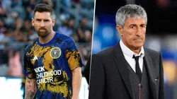 Quique Setién, que tuvo problemas con Lionel Messi en Barcelona, fue despedido del Villarreal por conflictos con el plantel. Getty Images.