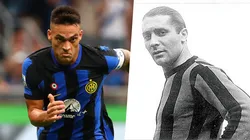 Lautaro Martínez quedó a 177 goles de la cima de la tabla histórica de goleadores del Inter de Milán ocupada por Giuseppe Meazza. Getty Images.