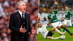Endrick encendió las alarmas del Real Madrid por la patada criminal que recibió en el Palmeiras vs. Corinthians. Getty Images.