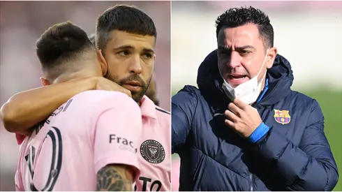 Lionel Messi, Jordi Alba y Xavi Hernández.