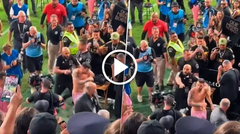 A Lionel Messi le lanzaron un proyectil desde la tribuna post LAFC vs. Inter Miami.
