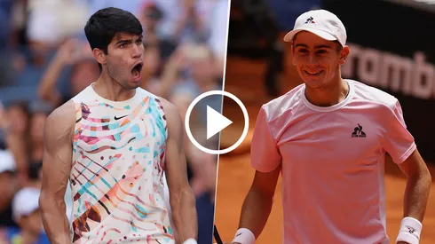 Carlos Alcaraz vs. Matteo Arnoldi por el US Open.