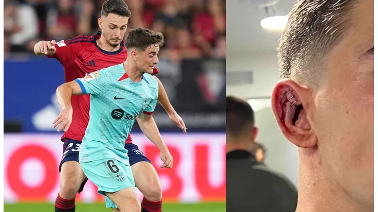 Gavi en Osasuna vs. Barcelona.