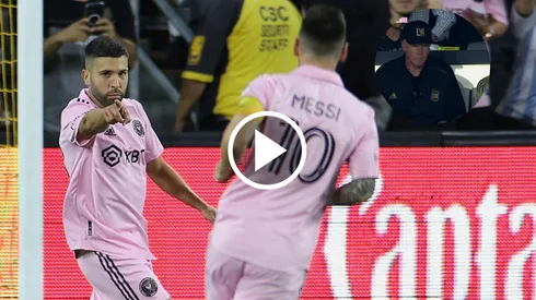 Jordi Alba y Lionel Messi.