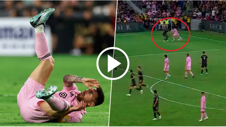 VIDEO | Derribó a Messi y fue humillado por el astro con el juego detenido