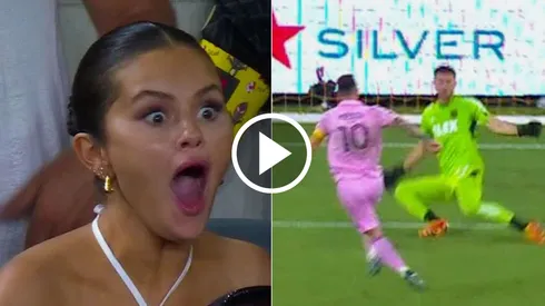 Selena Gomez y Leo Messi en Inter Miami vs. LAFC.