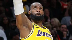 LeBron James con Los Angeles Lakers en la NBA.