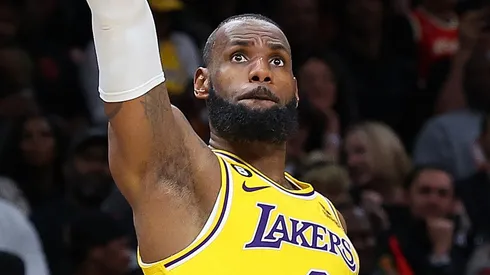 LeBron James con Los Angeles Lakers en la NBA.