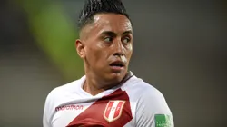LIMA, PERU - NOVEMBER 11: Christian Cueva of Peru looks on during a match between Peru and Bolivia as part of FIFA World Cup Qatar 2022 Qualifiers at Estadio Nacional de Lima on November 11, 2021 in Lima, Peru. (Photo by Ernesto Benavides - Pool/Getty Images)