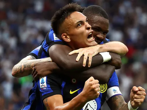 Doblete de Lautaro Martínez en la goleada de Inter