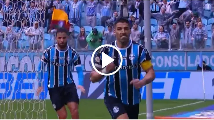 Gol de Luis Suárez ante Cuiabá