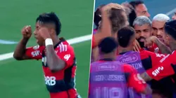 Bruno Henrique lideró los festejos en el triunfo del Flamengo