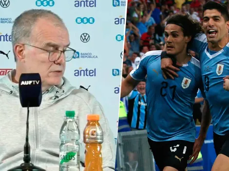 Los motivos de Bielsa para no convocar a Cavani y Suárez: “Yo tengo que decidir…”