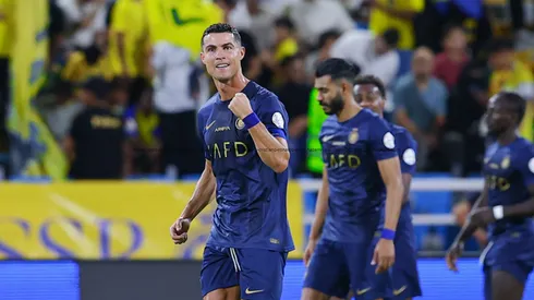 Cristiano Ronaldo festeja por el triunfo de Al Nassr.