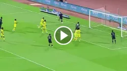 Cristiano Ronaldo falló un gol insólito.