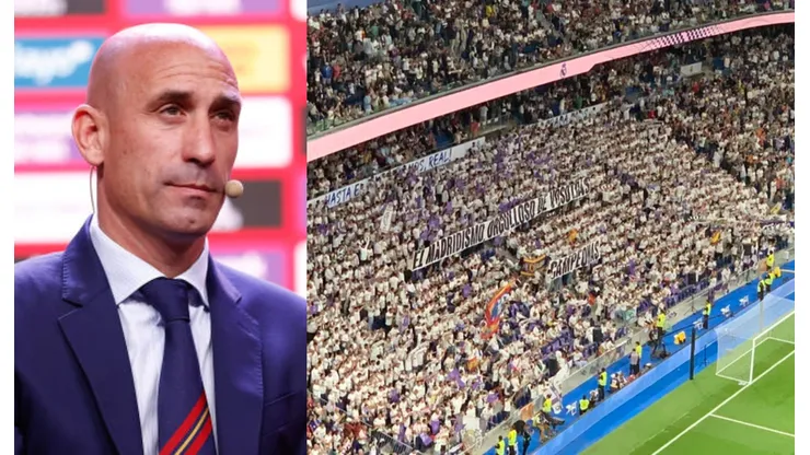 Luis Rubiales y Santiago Bernabéu.