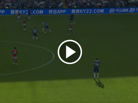 (VIDEO) Moisés Caicedo tuvo una gran recuperación, pero falló en el gol contra Chelsea