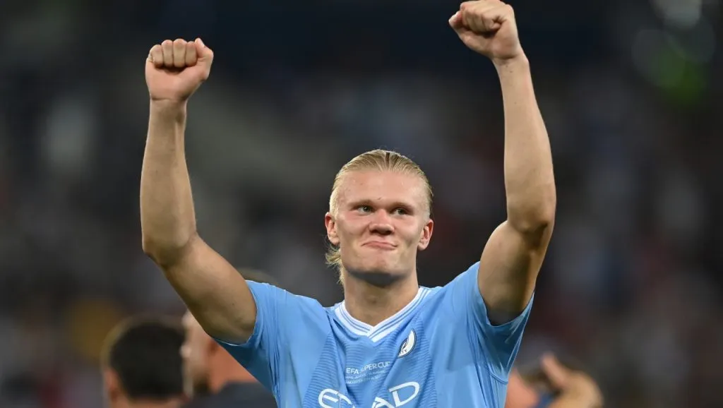 Erling Haaland ya hizo historia en Manchester City (Getty Images).