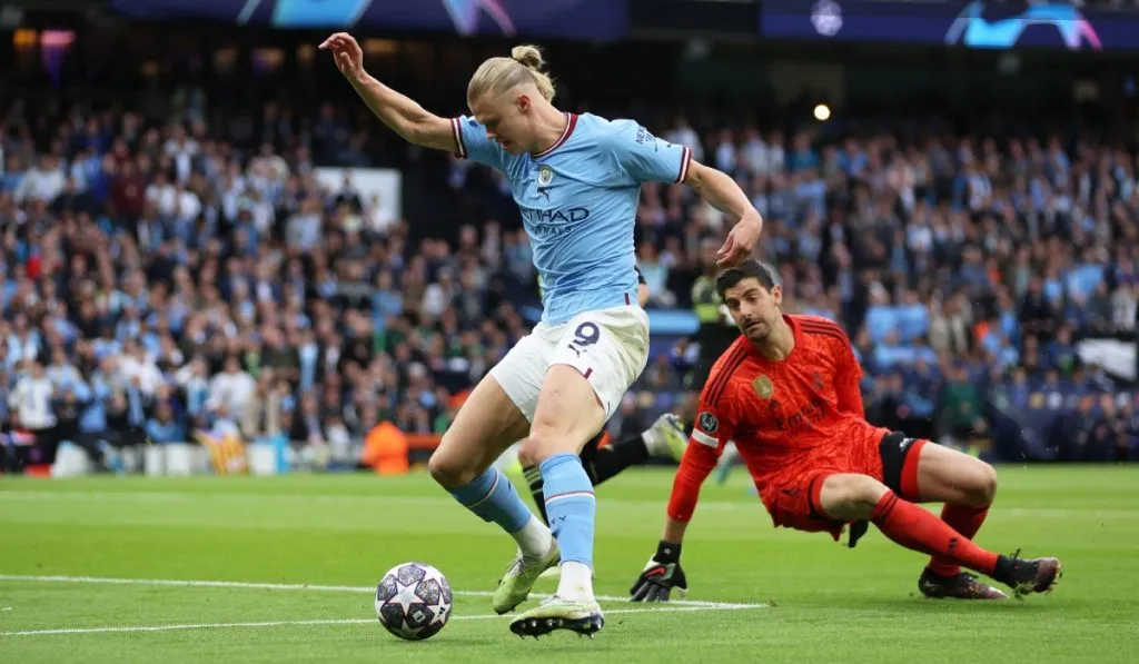 Erling Haaland vs. Real Madrid: Getty Images