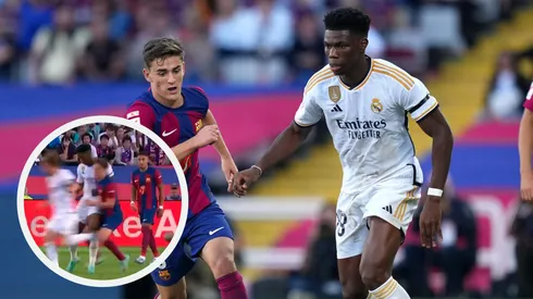 Aurélien Tchouaméni exculpó a Gavi de su lesión