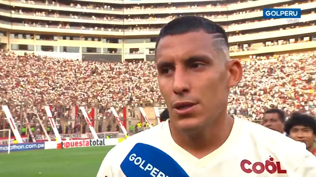 Declaraciones de Alex Valera. Foto: Captura Gol Perú.