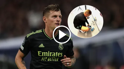 El curioso ritual de Kroos con sus botines.