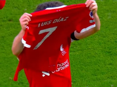 La dedicatoria de Diogo Jota a Luis Díaz