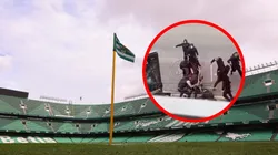 Enfrentamiento entre los ultras de Betis y Osasuna