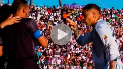 Paolo Guerrero casi agrede a juez de línea.