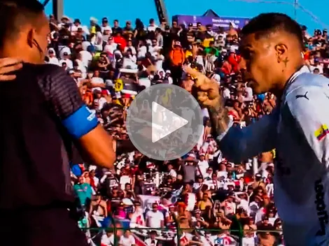 (VIDEO) Paolo Guerrero explotó por tarjeta amarilla y casi agrede al juez de línea