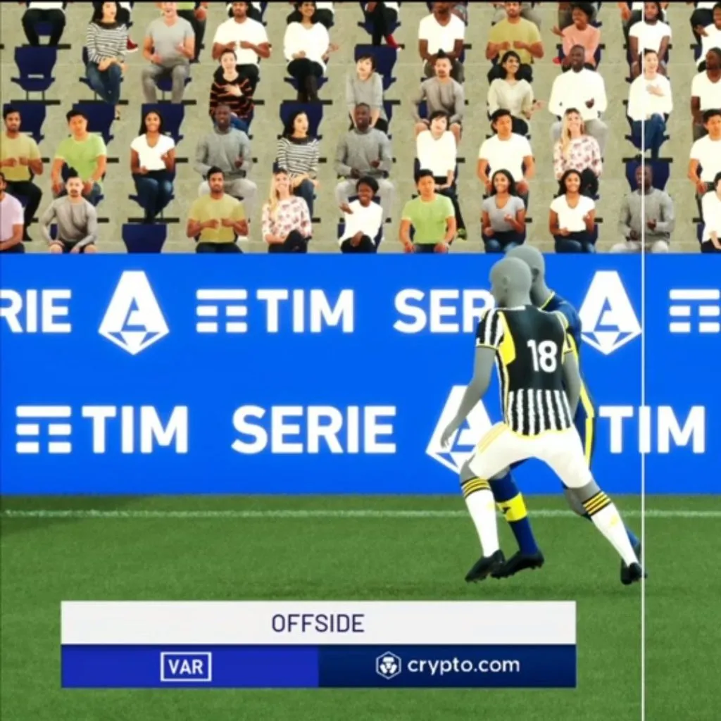 El offside cobrado a Kean (Twitter).