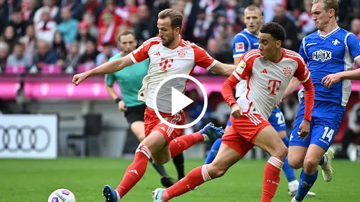 Cuatro goles en menos de quince minutos: Bayern Múnich vapulea al Darmstadt