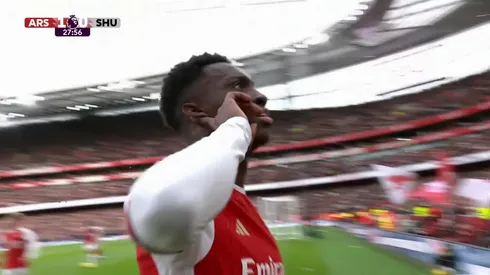 Los Gunners, arriba en el marcador.