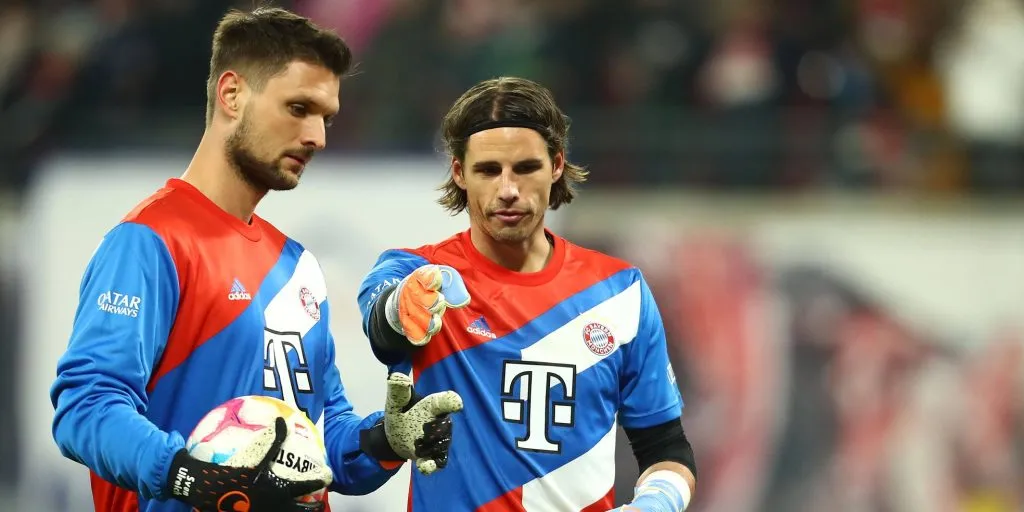 Sven Ulreich (izq) y Yann Sommer (der) han defendido la portería del Bayern Múnich en ausencia de Neuer.